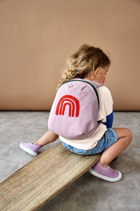 Lässig rugzak Tiny Cord Little Gang Rainbow lilac