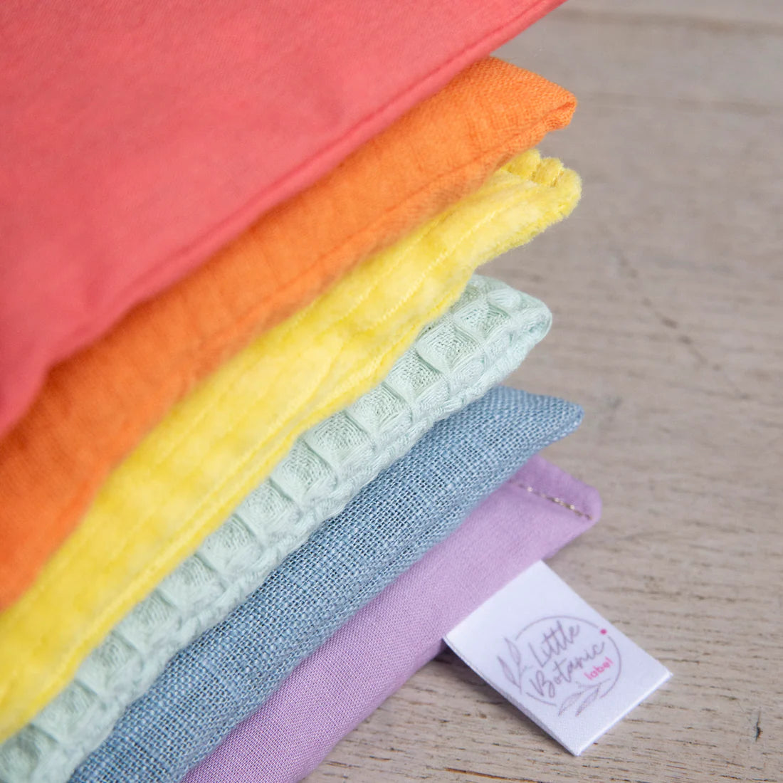 Sensorische pittenzakjes Pastel set van 6 & Waves