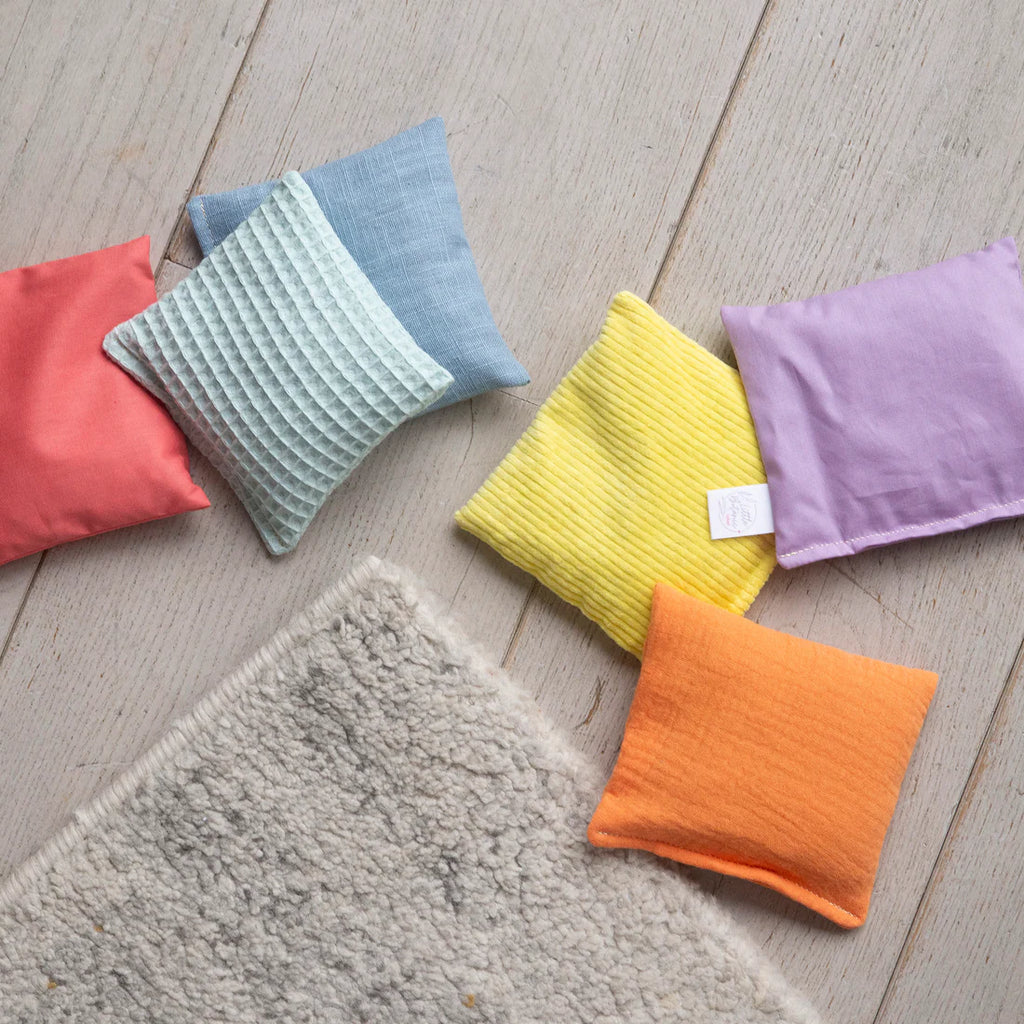 Sensorische pittenzakjes Pastel set van 6 & Waves