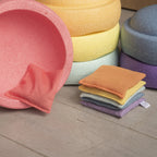Sensorische pittenzakjes Pastel set van 6 & Waves