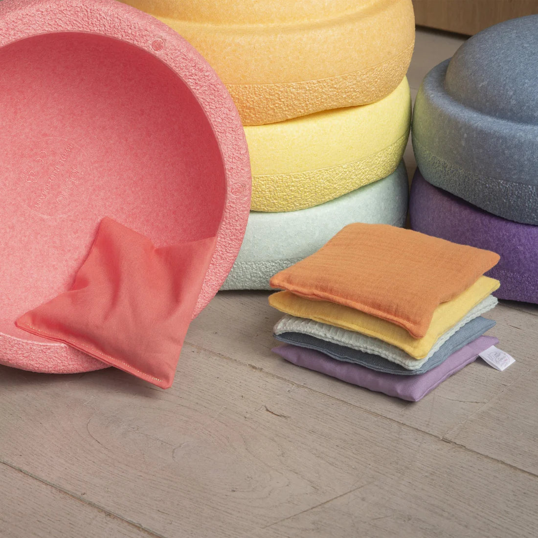 Sensorische pittenzakjes  Pastel set van 3