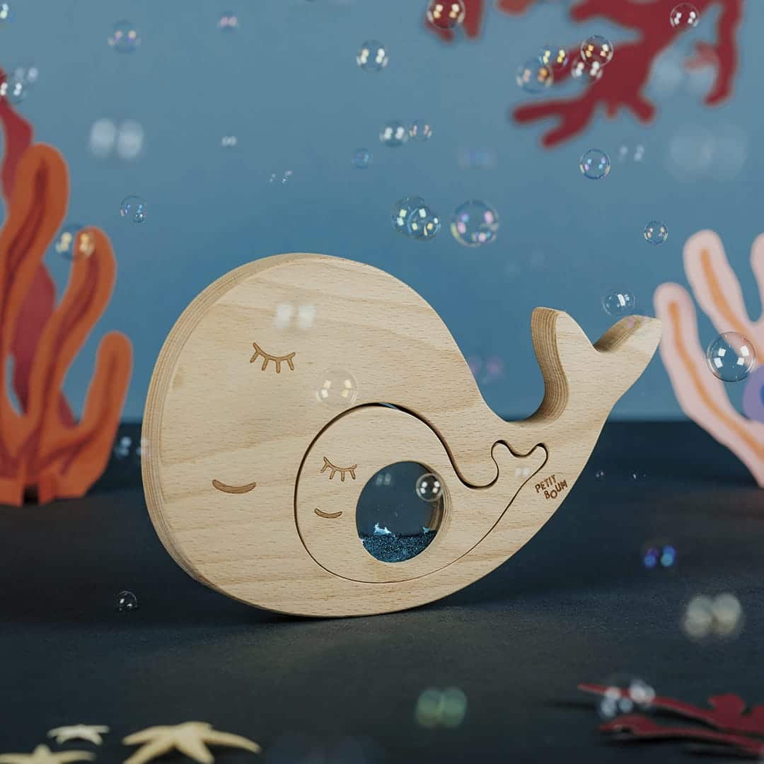 Sensory Puzzle Whale & Baby