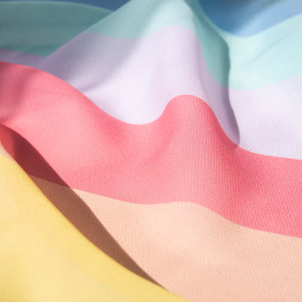 Grennn x Little Botanic Playcycle speeldoek klein - 30cm - Pastel Waves