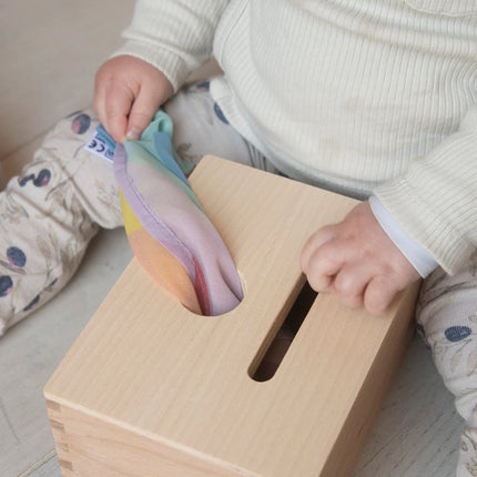 Grennn x Little Botanic Playcycle speeldoek klein - 30cm - Pastel Waves