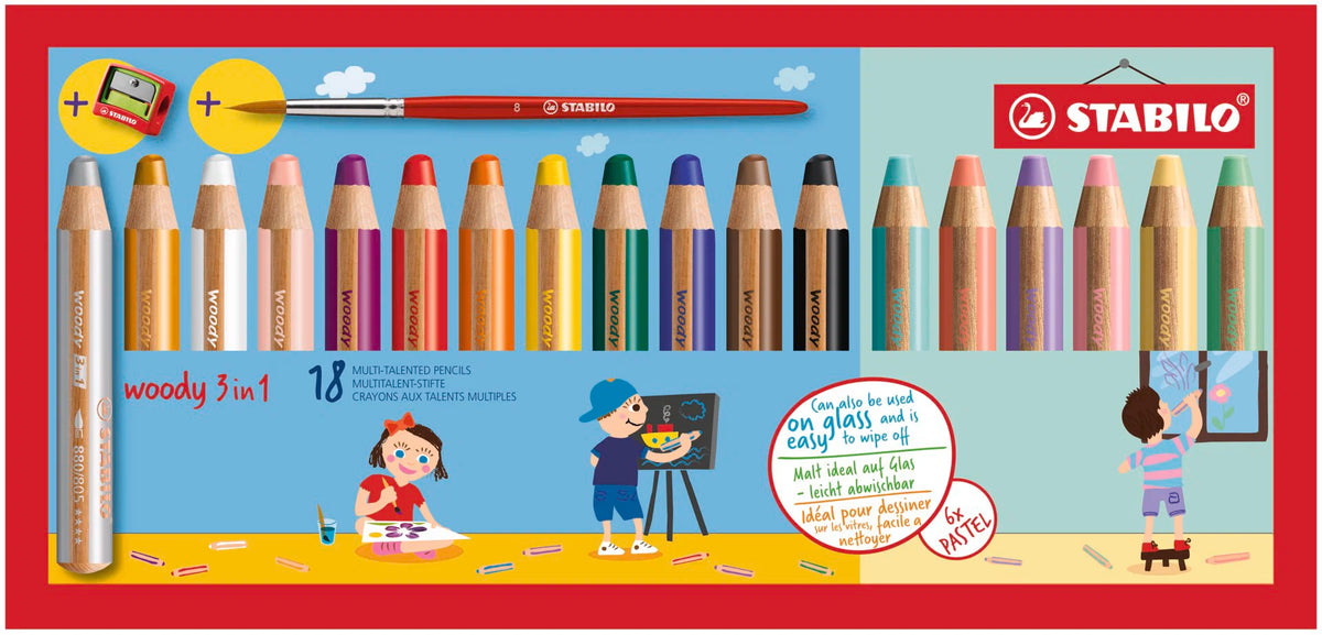 Multitalent potlood STABILO woody 3 in 1