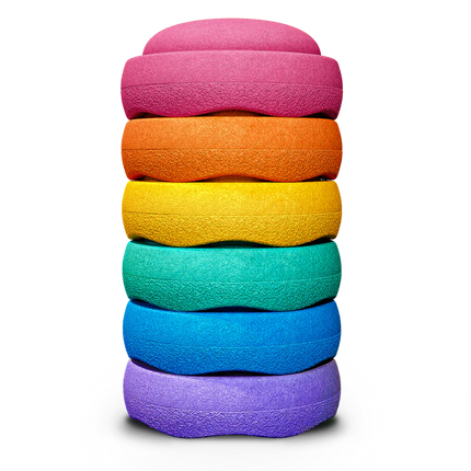 Stapelstein® |  ORIGINAL | Rainbow | Classic | 6 Pink Edition
