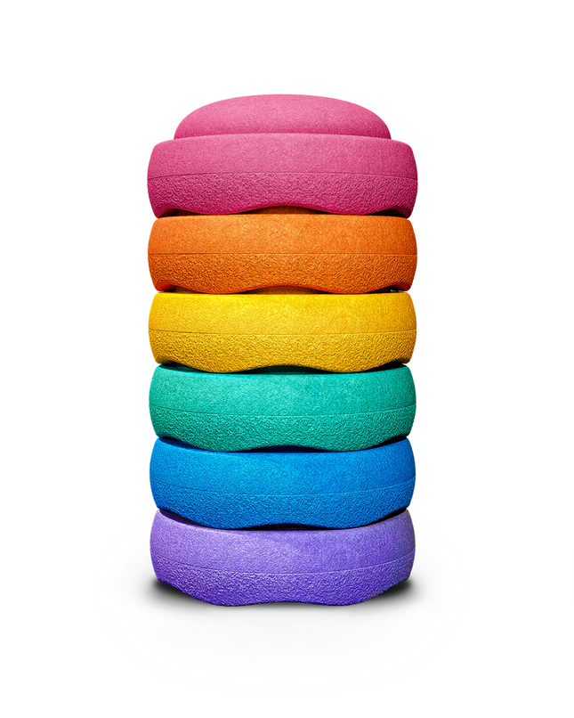 Stapelstein® |  ORIGINAL | Rainbow | Classic | 6 Pink Edition
