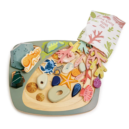 Tender Leaf vijver met stenen