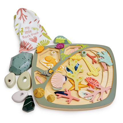 Tender Leaf vijver met stenen