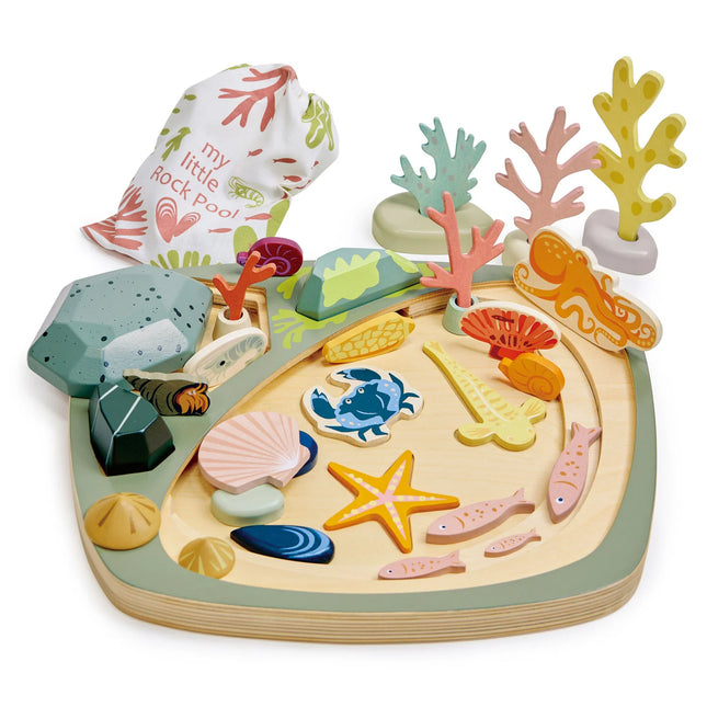 Tender Leaf vijver met stenen