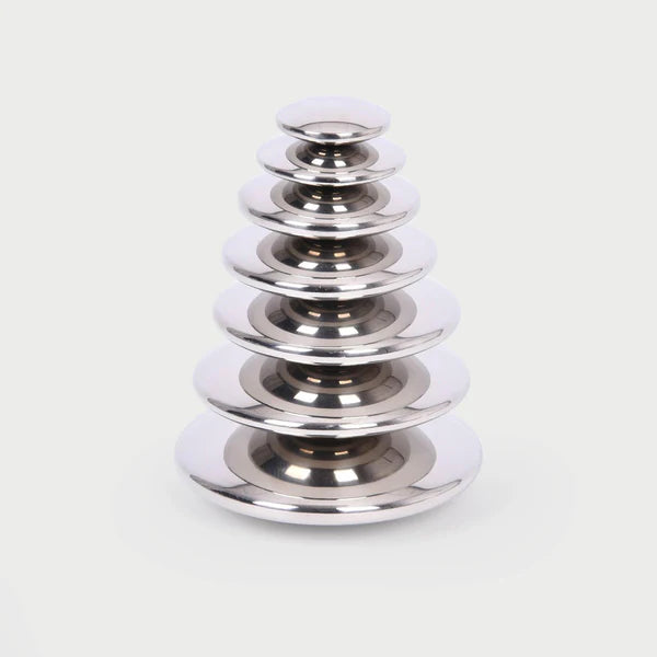 Sensory Reflective Silver Buttons