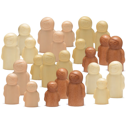 Yellow Door Kleine Mensjes – Grote Speelset (24 stuks)
