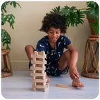 Abel blocks mini rewood set van 24 houten blokken