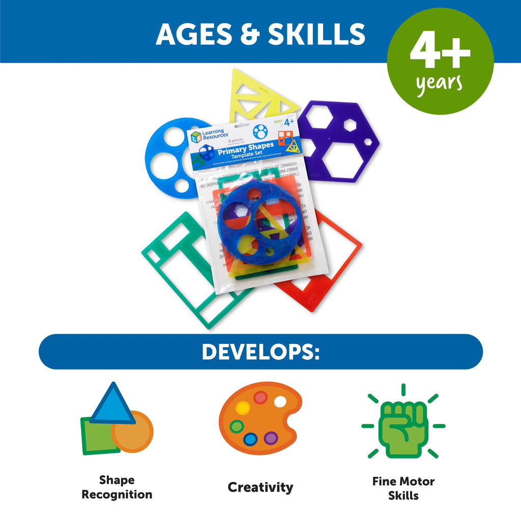 Primary Shapes Template Set