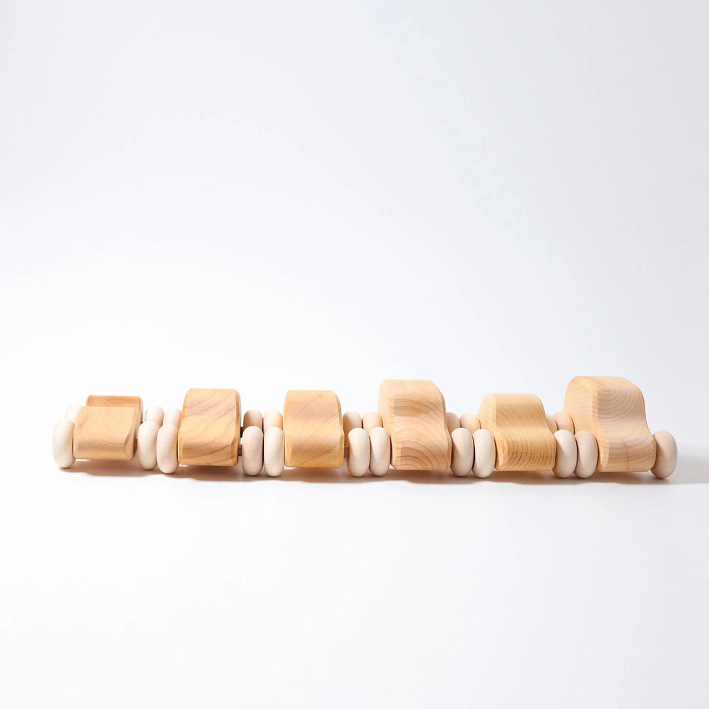 Set van houten auto's