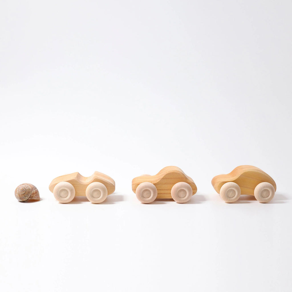 Set van houten auto's