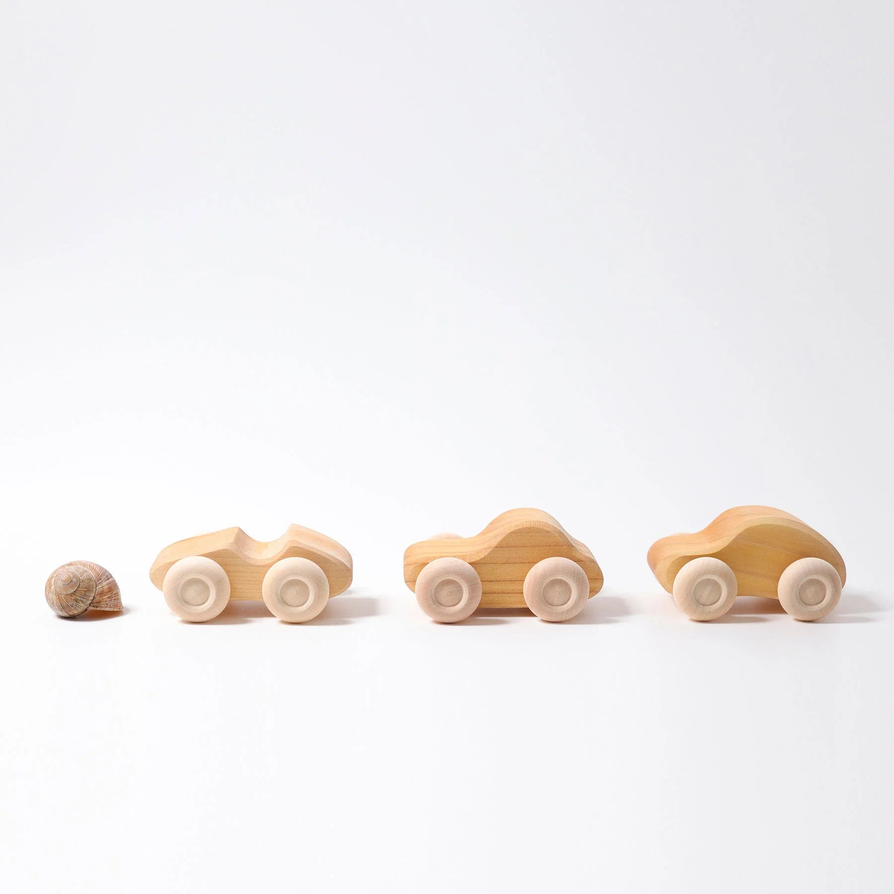 Set van houten auto's