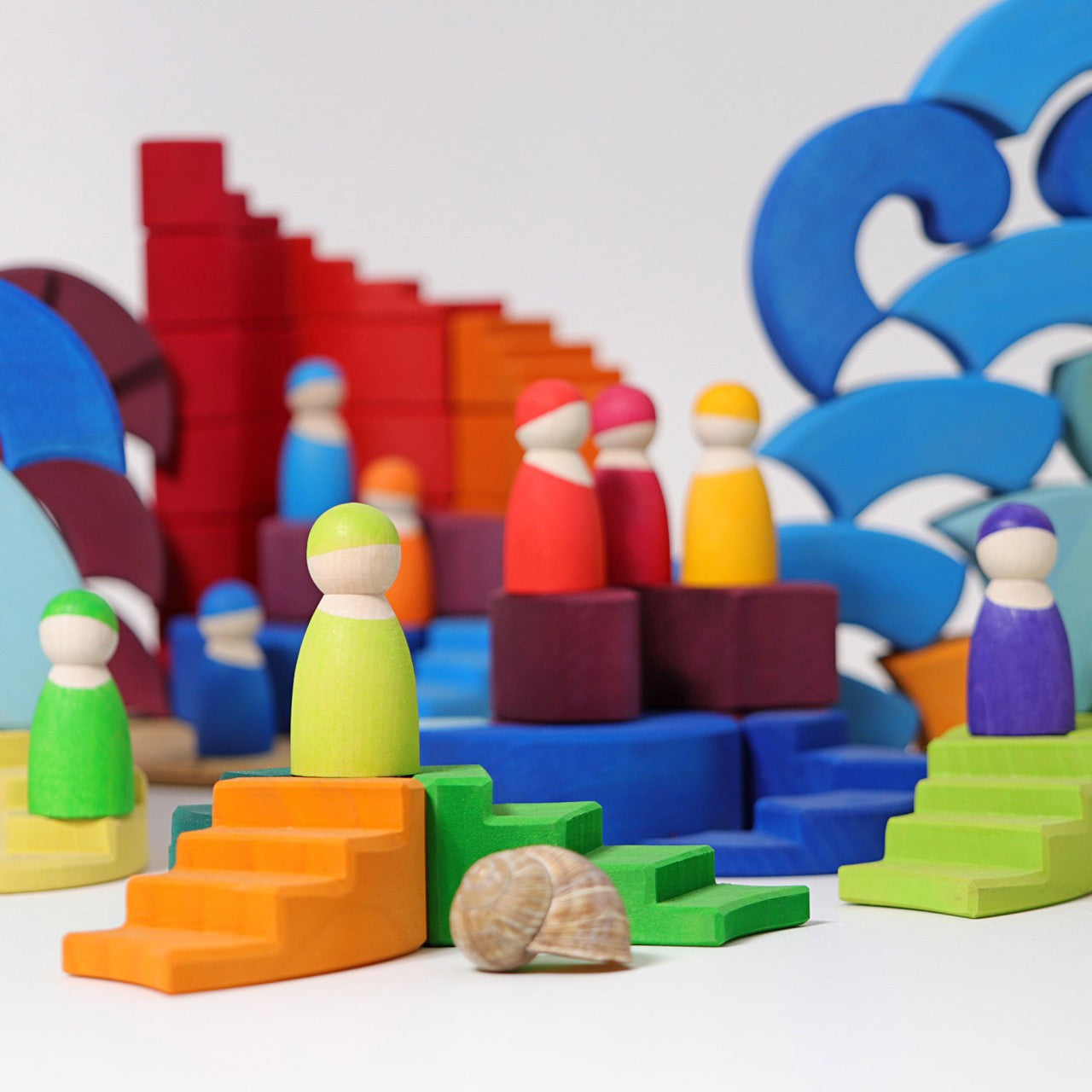 Tegengesteld Draaiende Trapvormige Spiraal