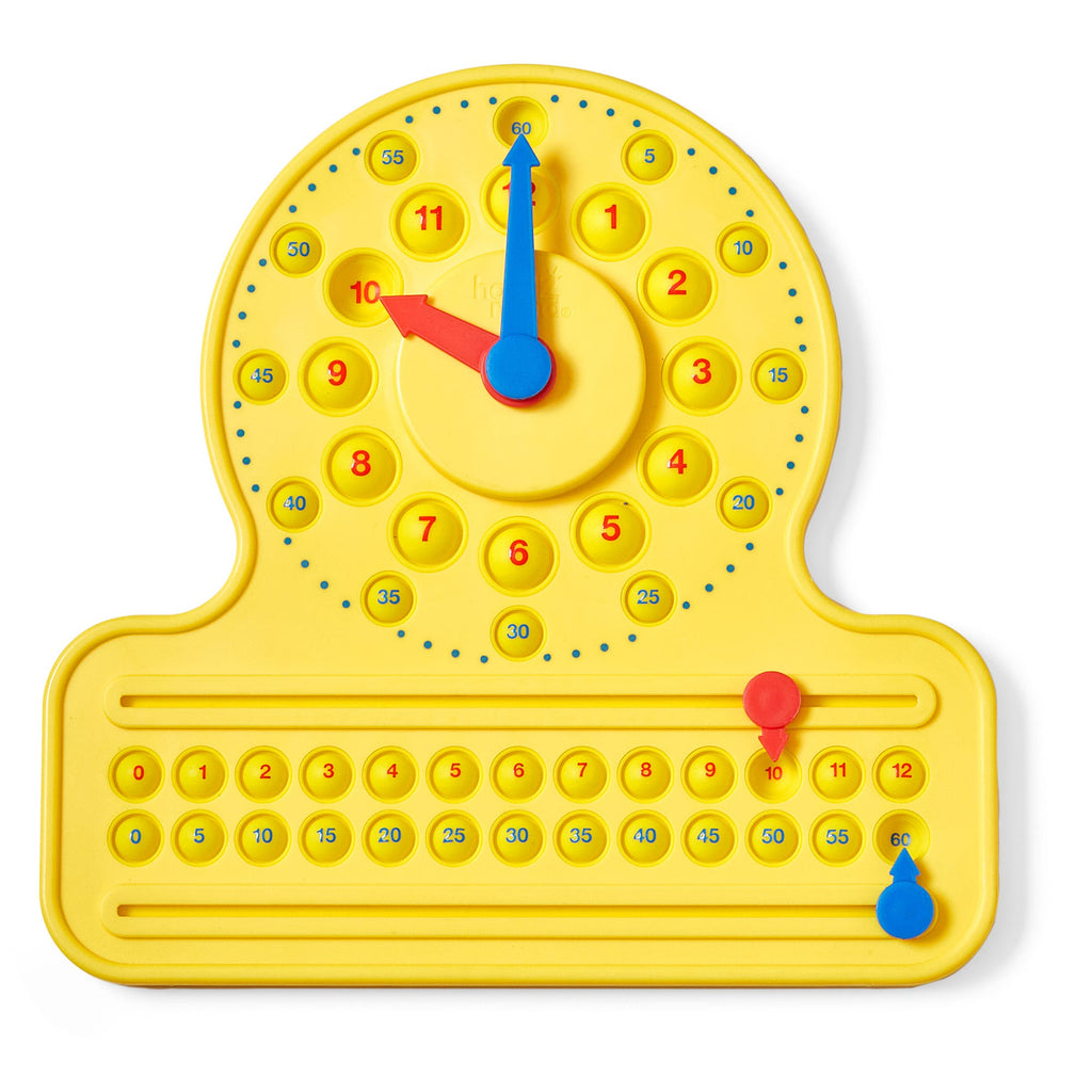NumberLine Clock - Sensory Bubble Popper