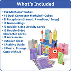 Numberblocks™ Mathlink™ Cubes Activity Set Heroes with Zeroes