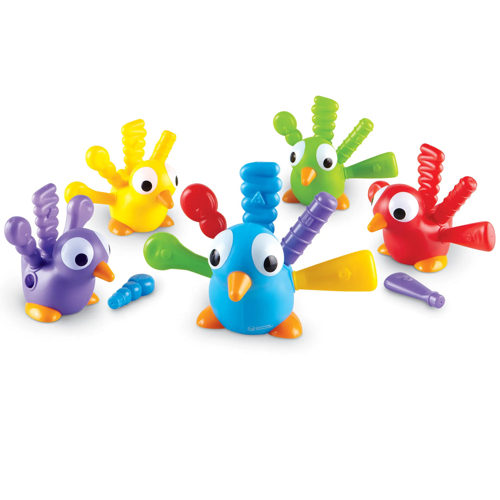 Fine Motor Peacock Pals