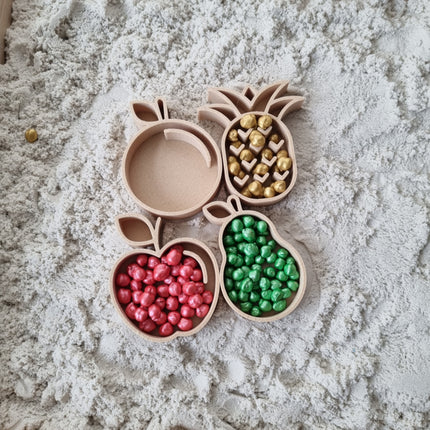 Kiddi Bio mini bakjes set fruit