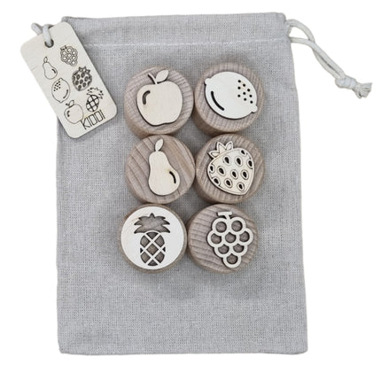 Kiddi Houten stempelset Fruit