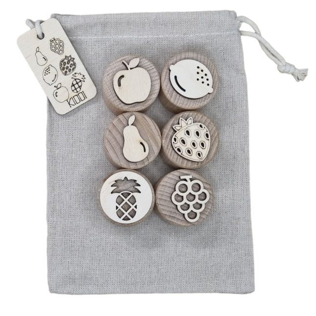 Kiddi Houten stempelset Fruit
