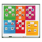 Magnetische Pocket Grafiek Vierkanten, Set van 6