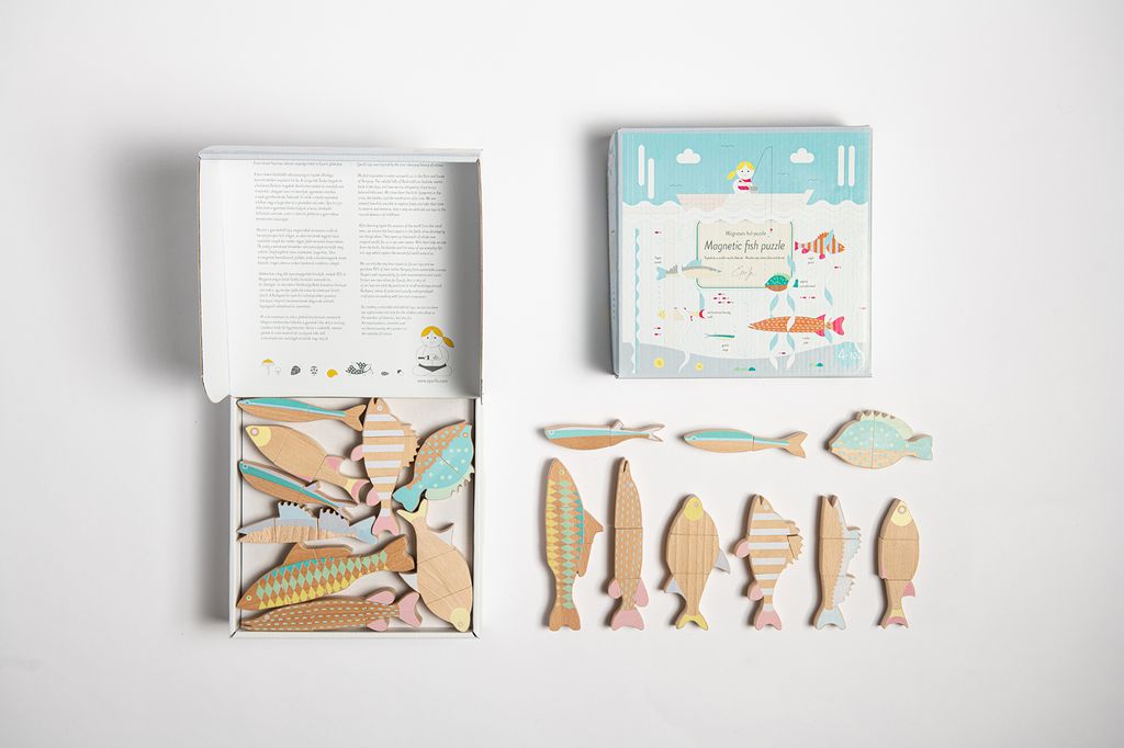 Magnetic fish puzzle