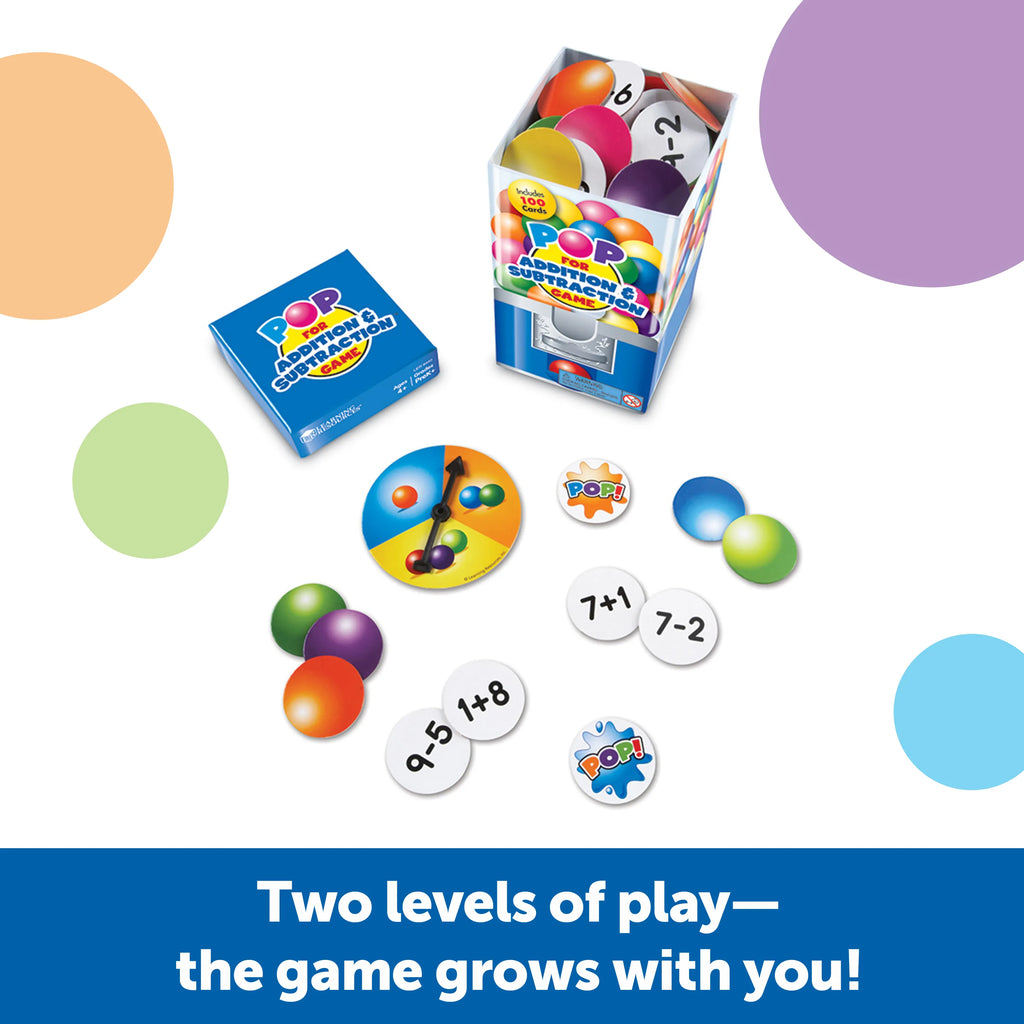 POP For Addition & Subtraction Game