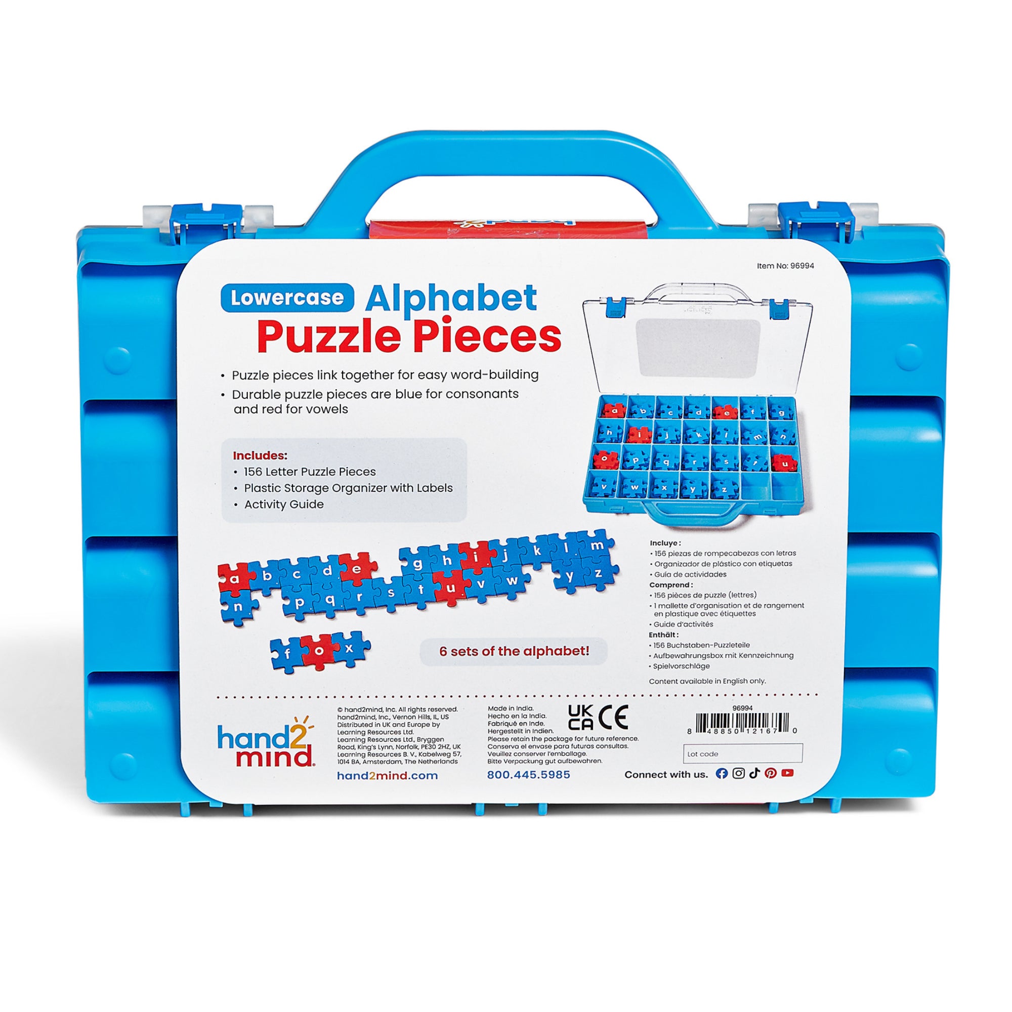 Lowercase Alphabet Puzzle Pieces