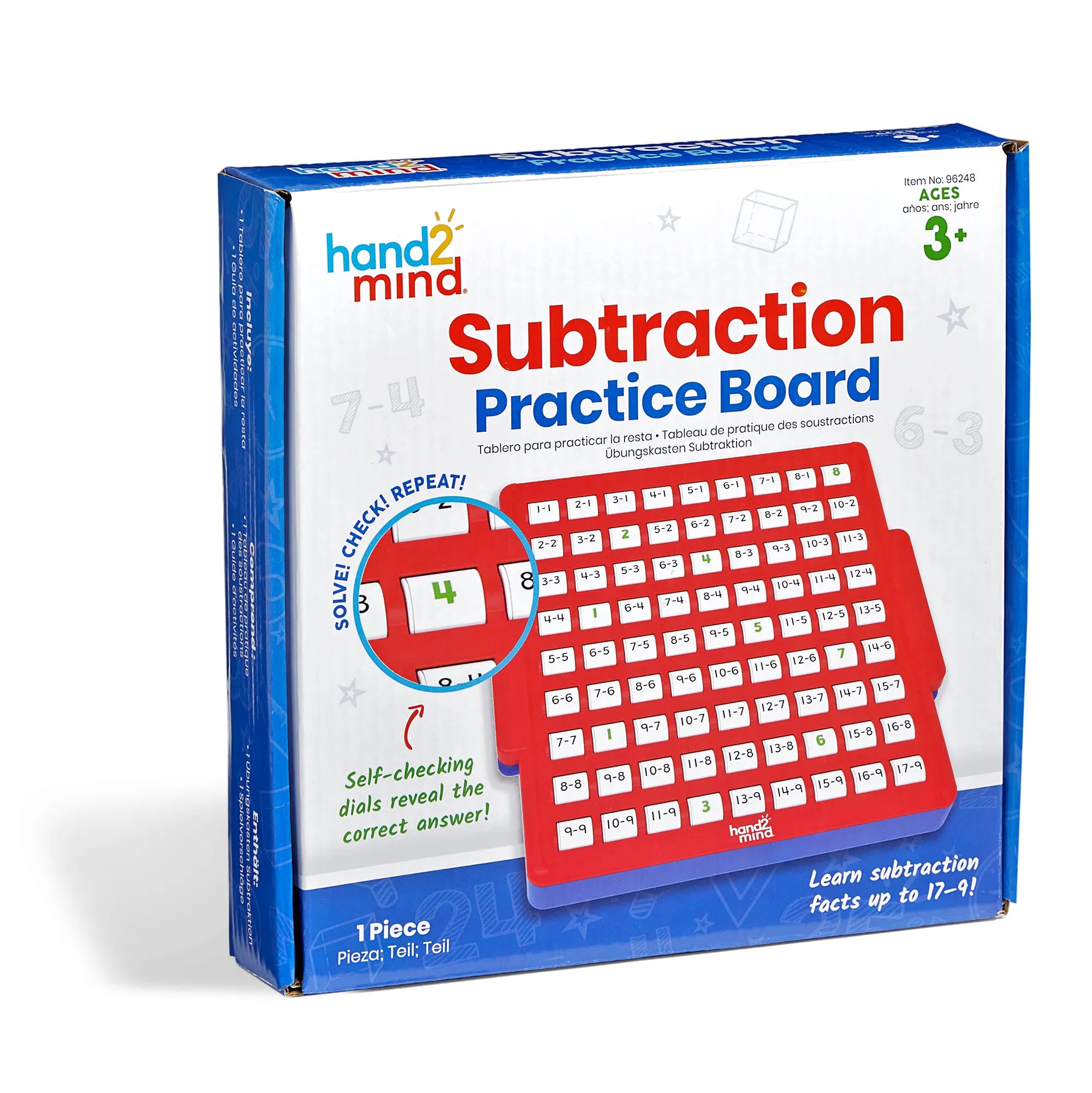 Interactive Math Facts Board - Subtraction