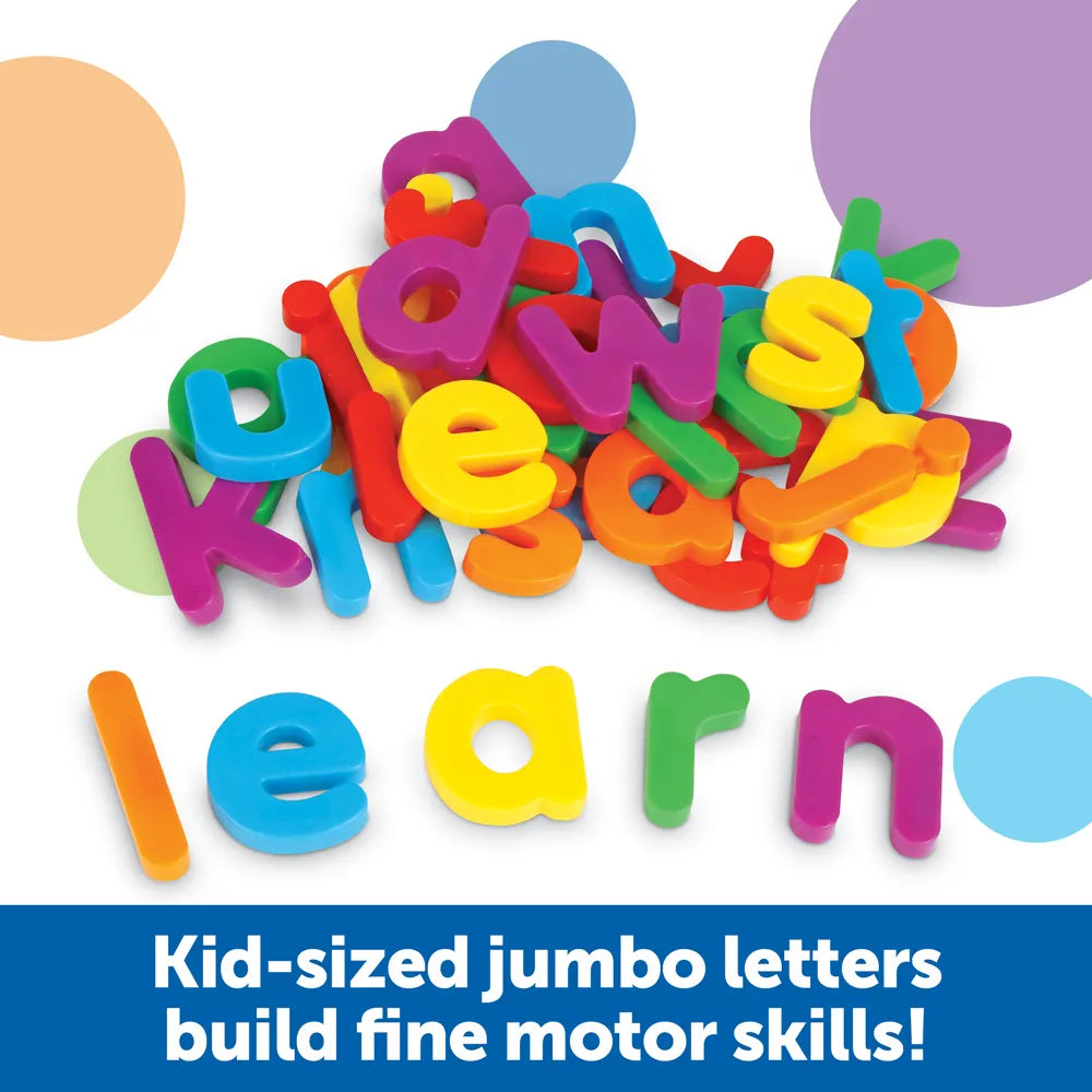 Jumbo Lowercase Magnetic Letters, Set of 40