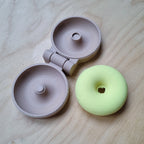 Klei en zand mal donut