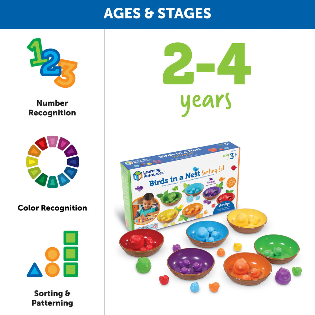 Birds in a Nest Sorting Set