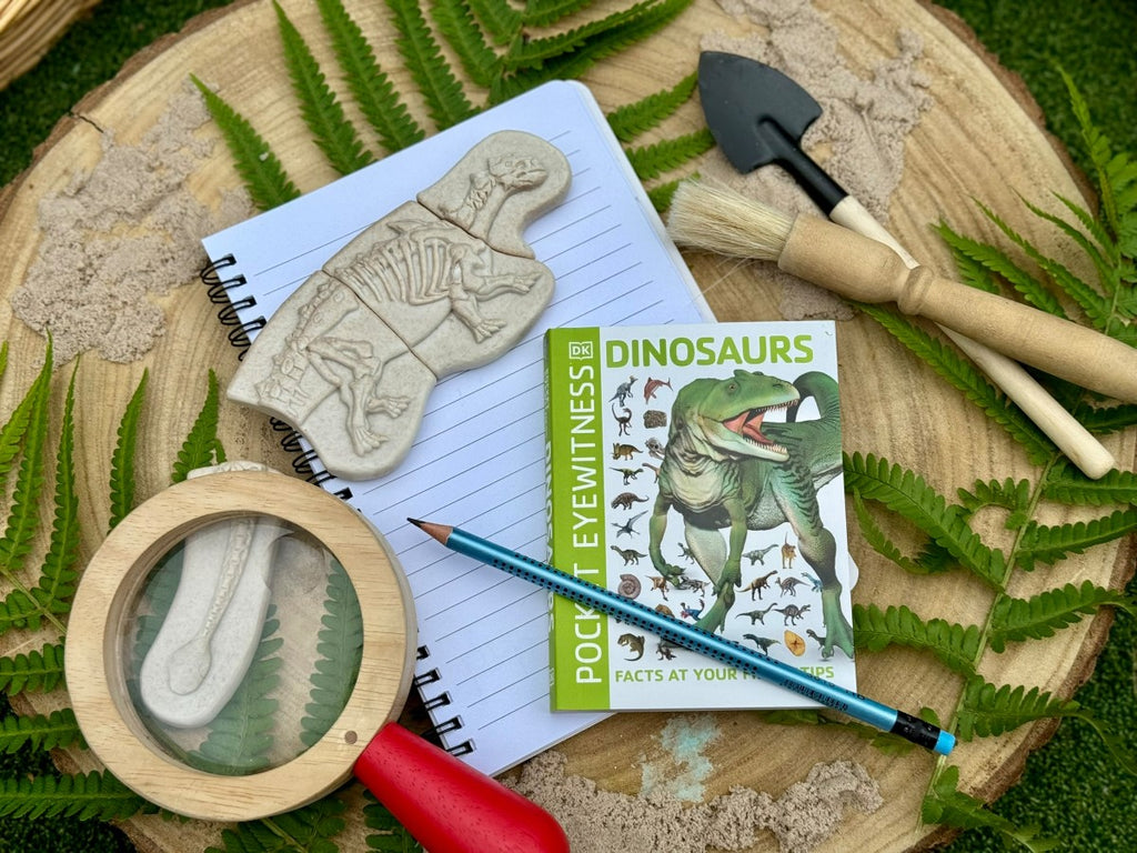 Yellow Door dig & discover ankylosaurus & tyrannosaurus rex