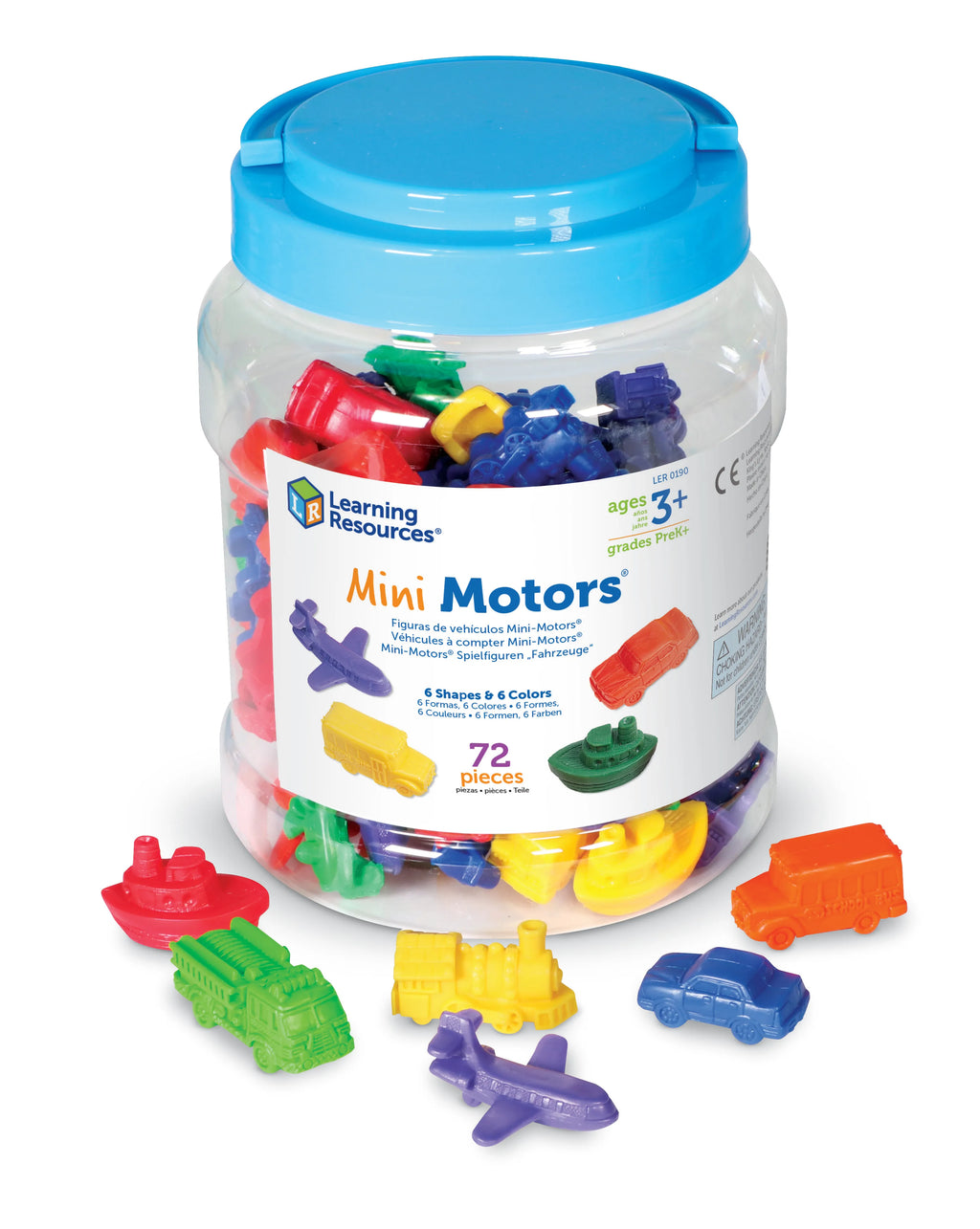 Mini Motors® Counters, Set of 72