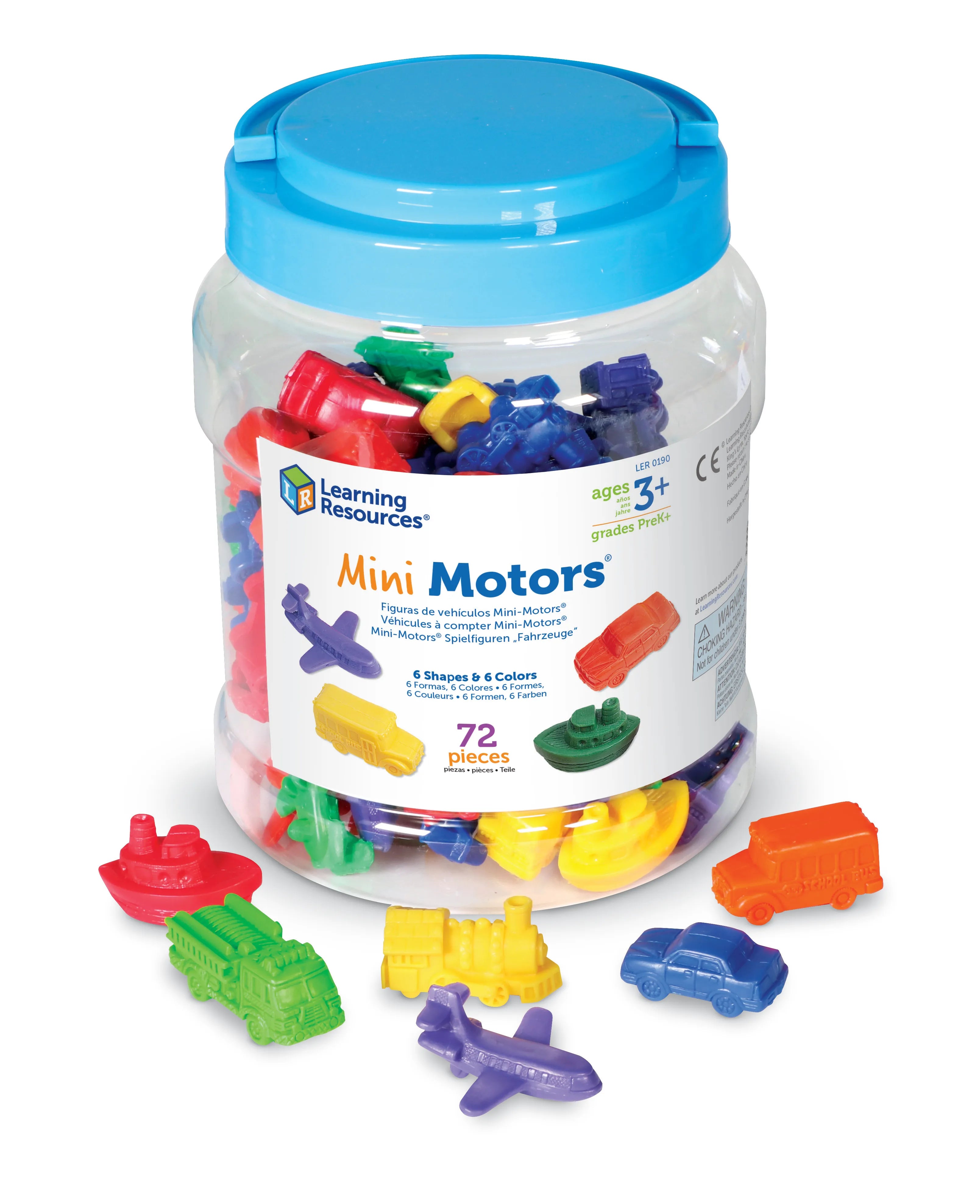 Mini Motors® Counters, Set of 72