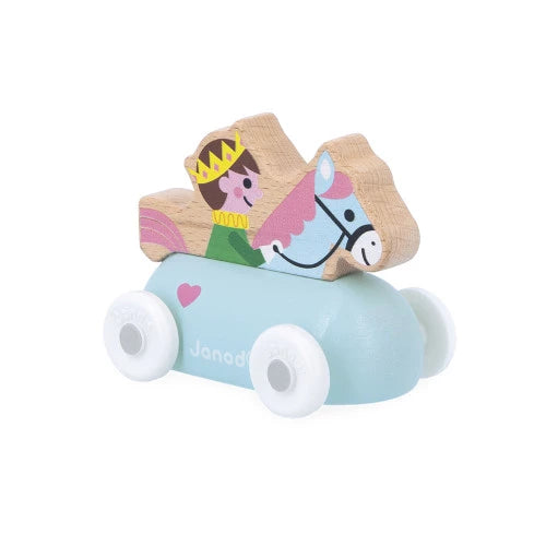 Janod Enchanted Kingdom Wooden Prince Vehicle - Cross Roads