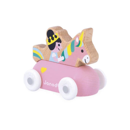 Janod Enchanted Kingdom Wooden Princess Vehicle - Cross Roads