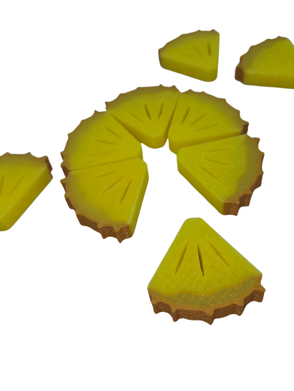 Set van 9 fruitschijfjes