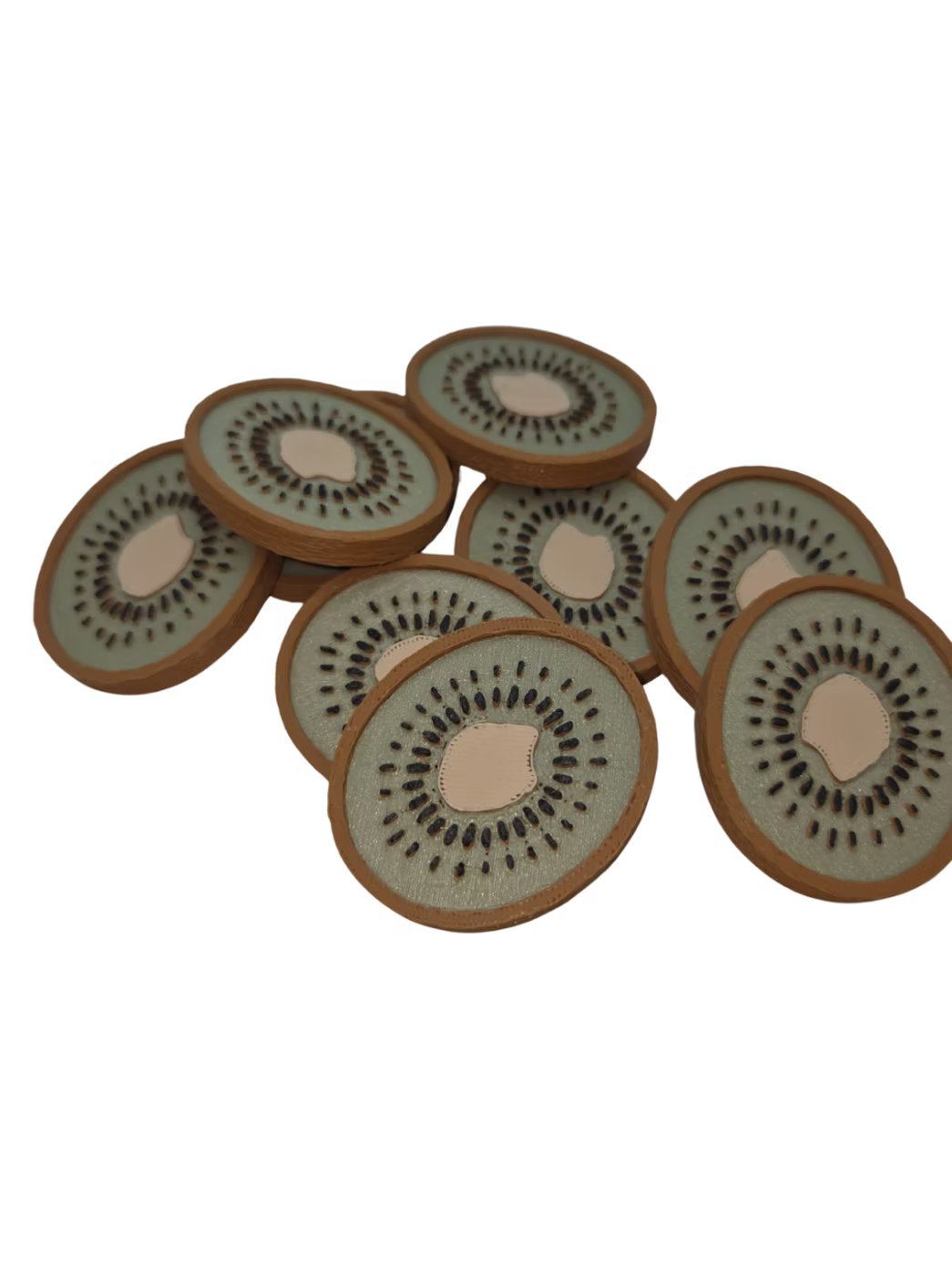 Set van 9 fruitschijfjes