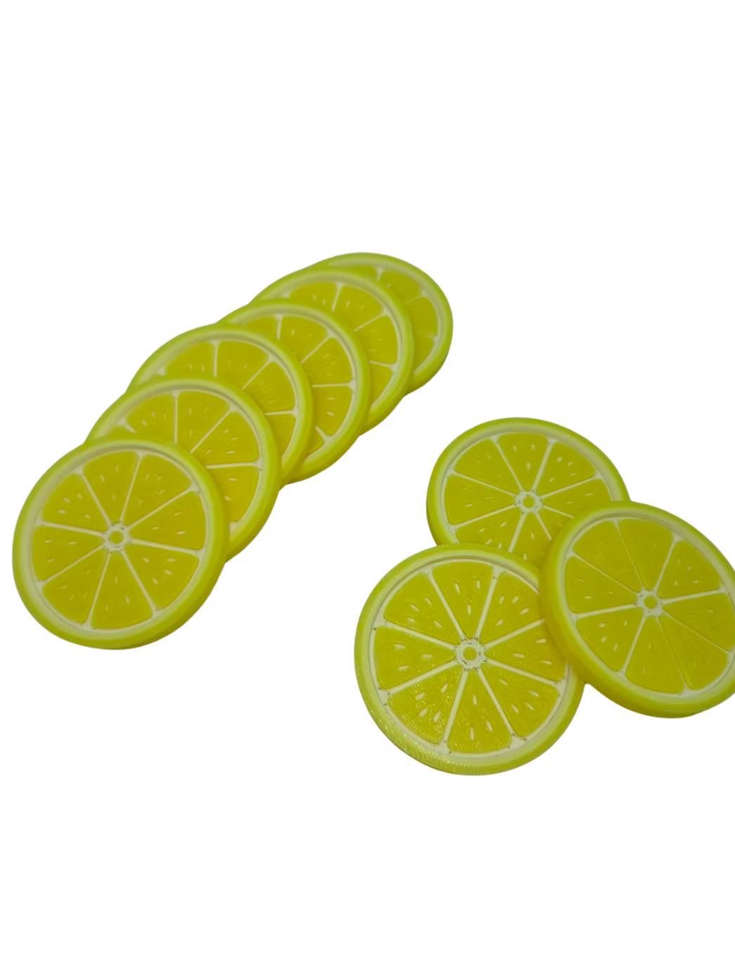 Set van 9 fruitschijfjes