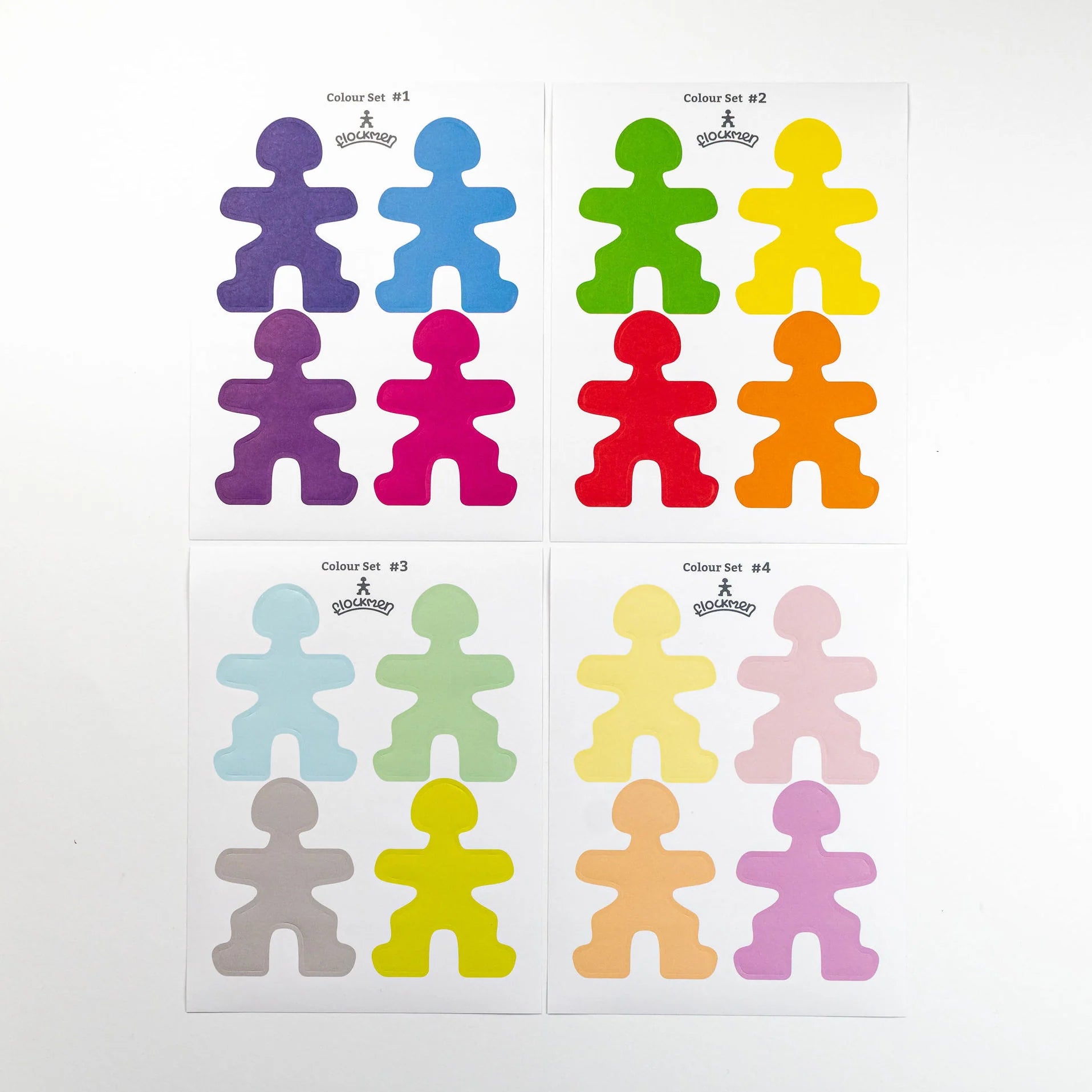 Color sticker set
