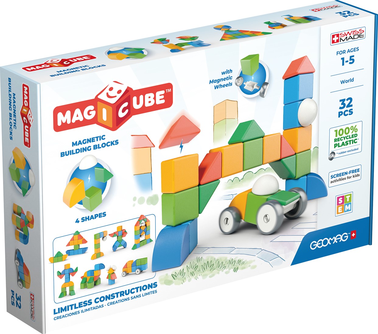 Magicube 4 Shapes Recycled World 32 pcs