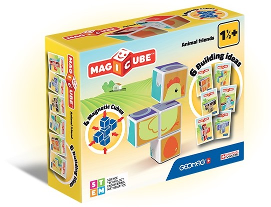 Magicube Printed Animal Friends +Cards 7 pcs