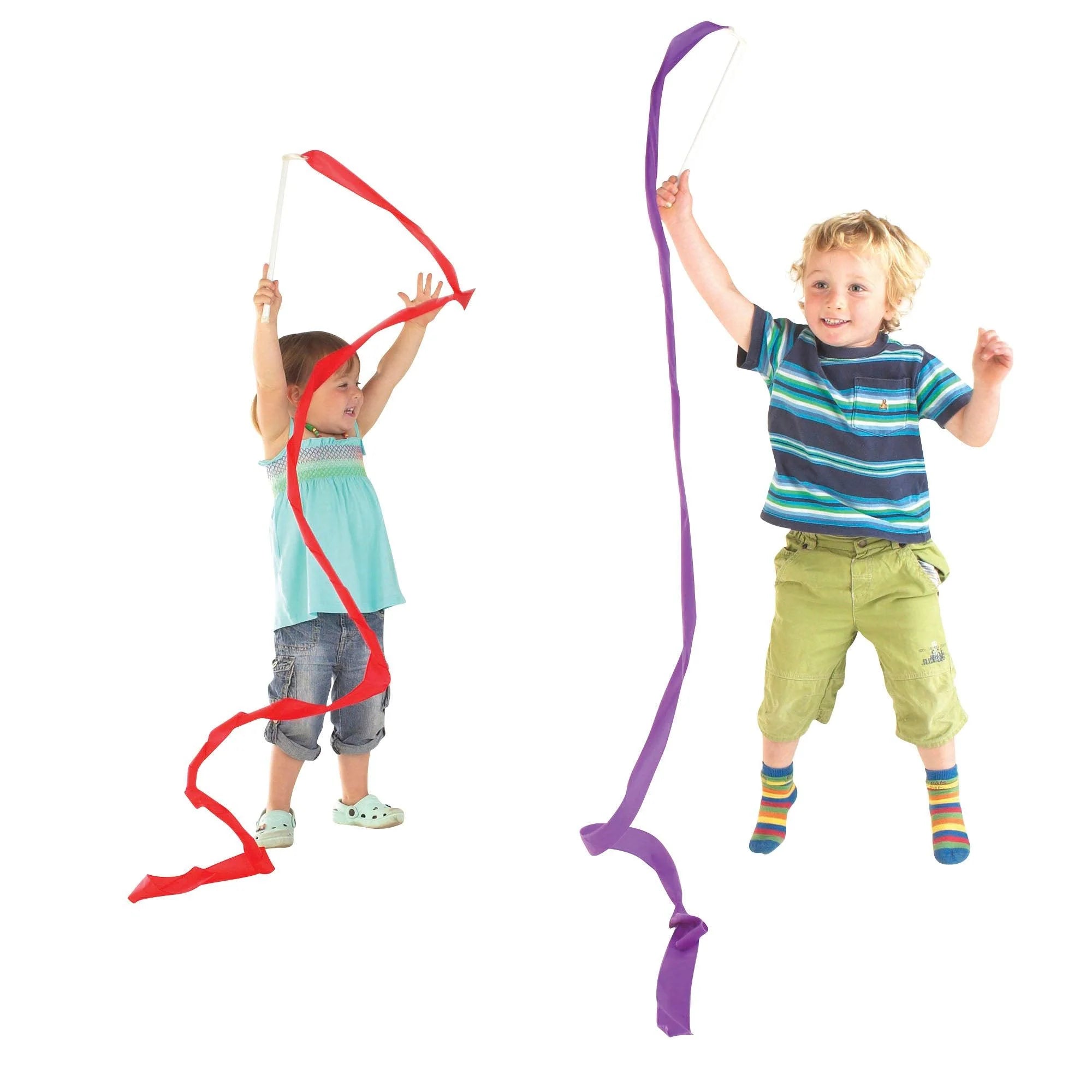 EDX gekleurde gymnastieklinten set van 6