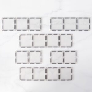 Clear Rectangle Pack *12 stuks