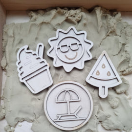 Mini vulvormen set zomer